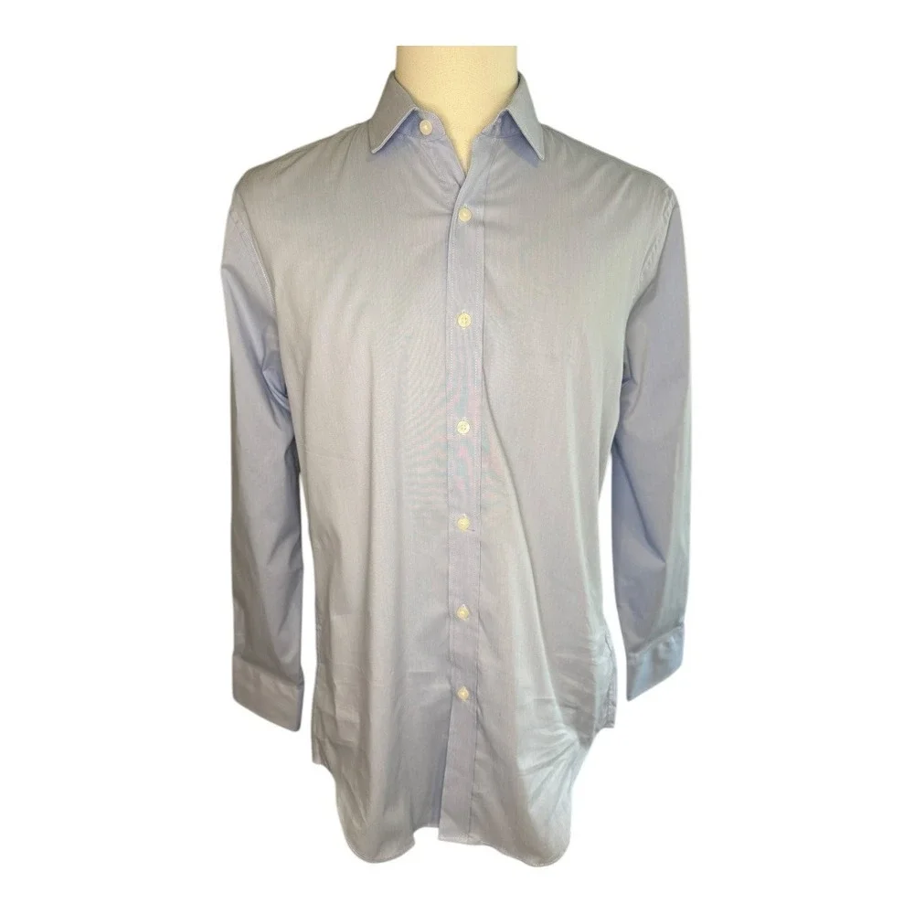 NEW J. Crew Performance Dress Shirt Slim Fit Classic‎ Blue Eoe Size 16 33